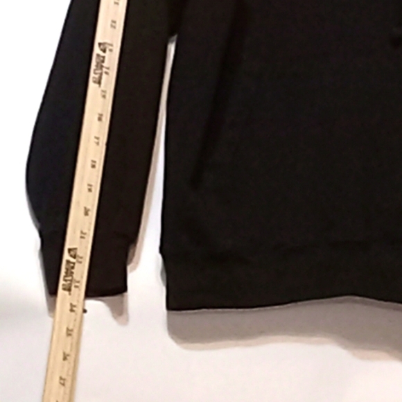 GemRock Fleece Skater Hoodie BLM PullOver M XL Streetwear Black White Grunge - Picture 8 of 10